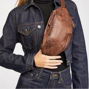Free People Emma quilted leather crossbody/Fanny pack